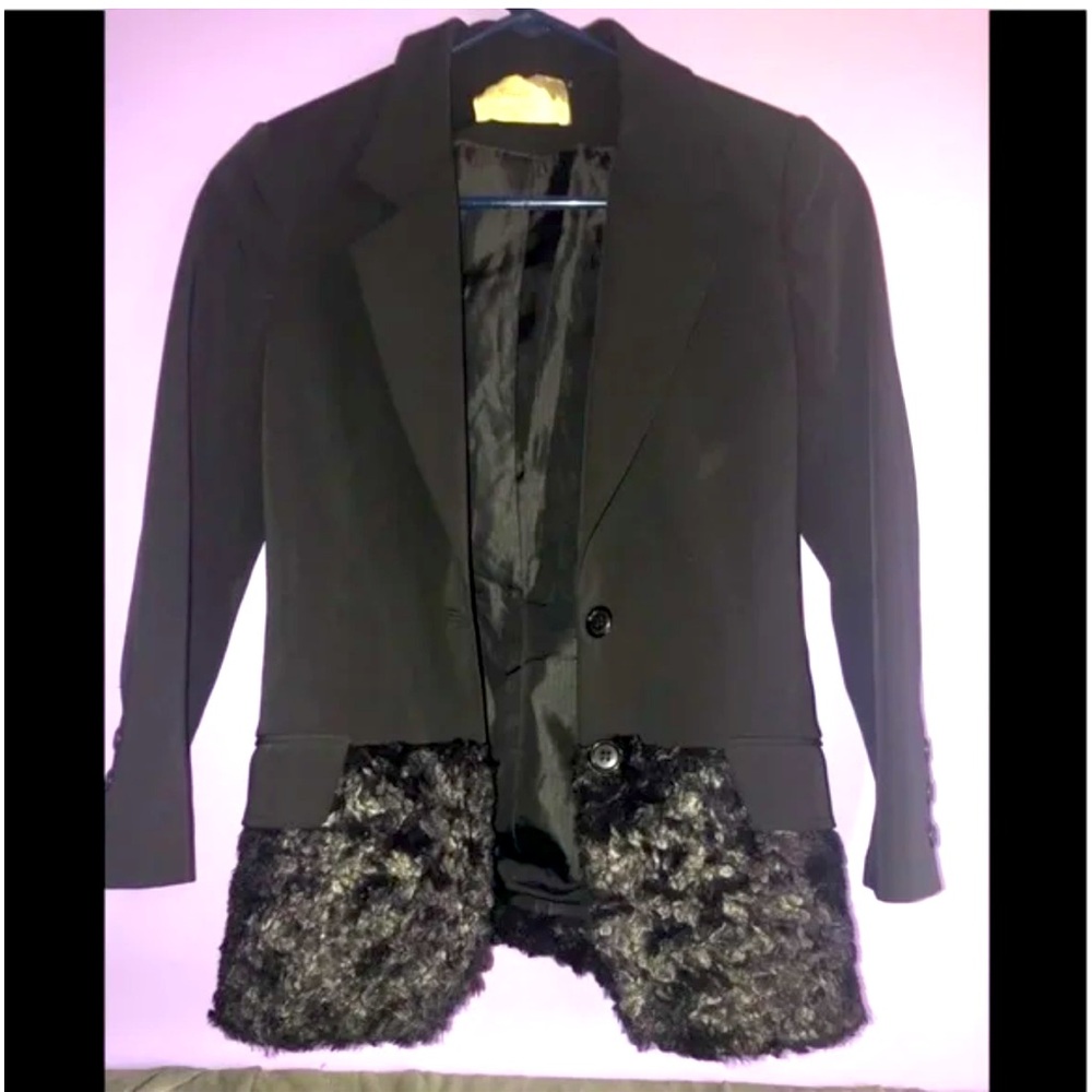 Elizabeth & James ‘crushed feather’ blazer Vintage 2008